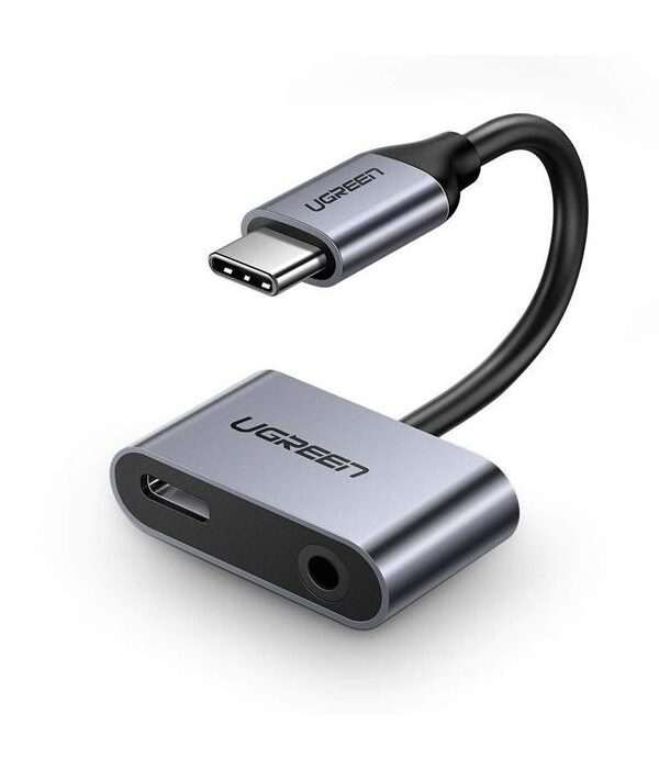 Ugreen USB-C na 3.5mm + USB-C Hub Adapter - box