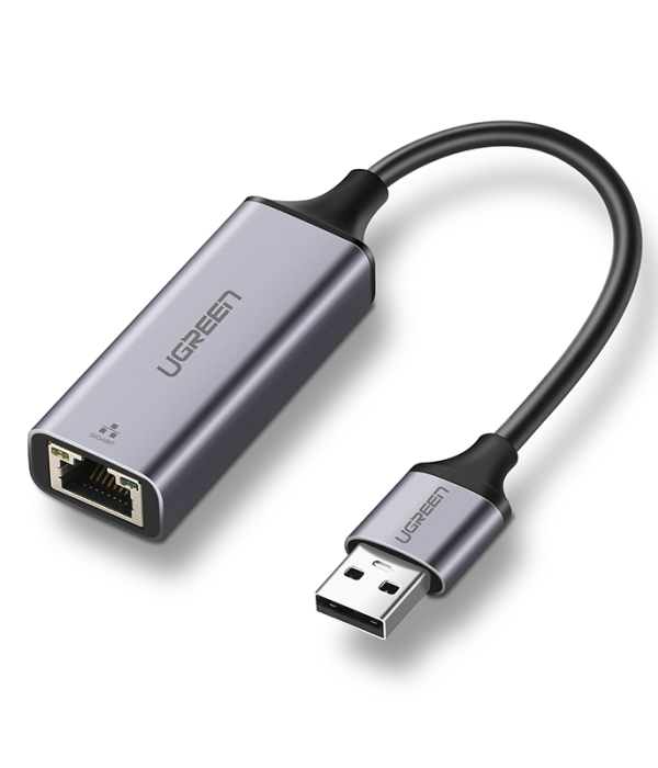 Ugreen USB 3.0 Gigabit Ethernet Adapter mrežna kartica siv - box