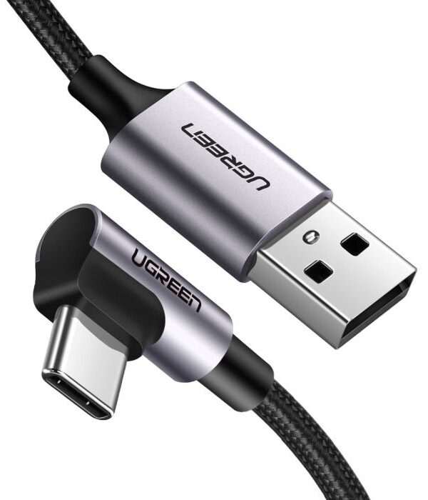 Ugreen USB A 2.0 na USB-C kotni kabel 1m - polybag