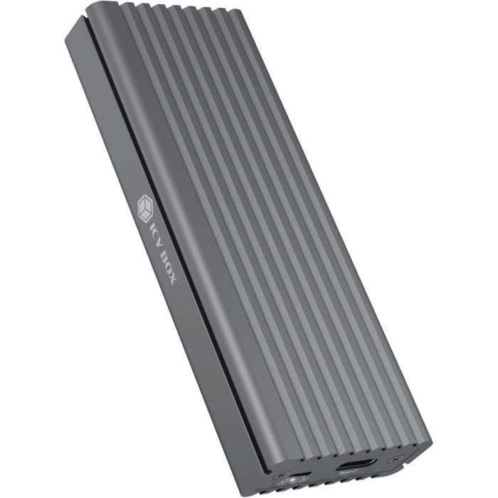 IcyBox IB-1817M-C31 USB-C 3.1 ohišje za M.2 NVMe SSD ter zaščito pred pisanjem