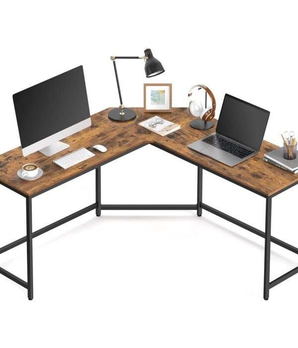 VASAGLE L-oblika računalniška miza