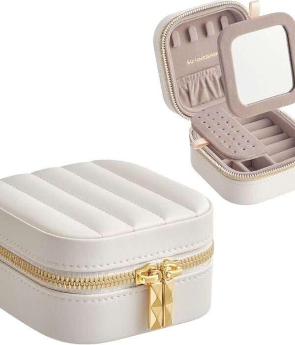 SONGMICS HOME ANAH Collection Potovalna škatlica za nakit