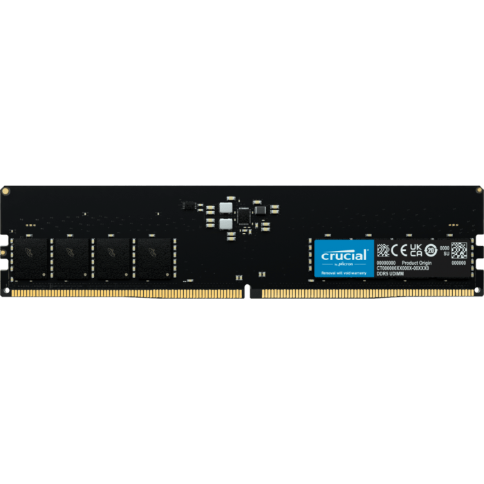 Crucial 8GB DDR5-4800 UDIMM PC5-38400 CL40