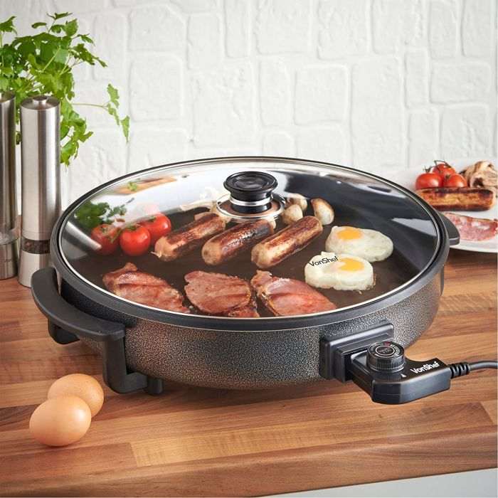 VonShef električna ponev 42cm okrogla