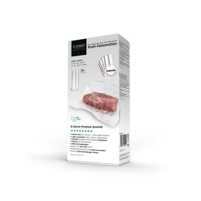 CASO 8 zvezdic folije za vakumiranje v roli 20 × 600 cm