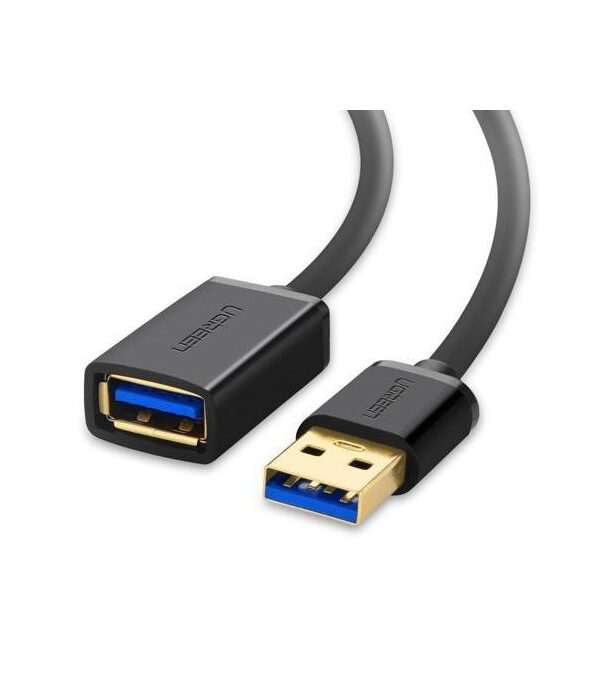 Ugreen USB 3.0 podaljšek (M na Ž) črn 3m - polybag