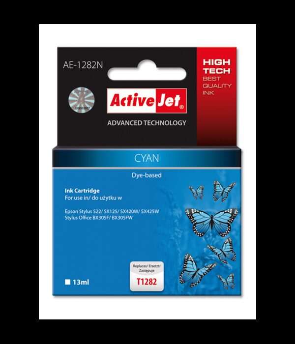 ActiveJet cyan črnilo Epson T1282