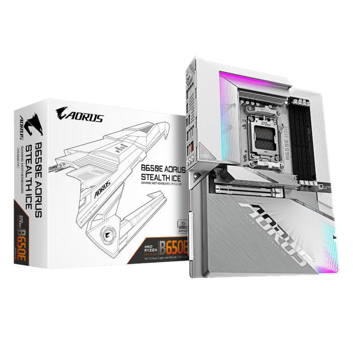 GIGABYTE B650E A STEALTH ICE