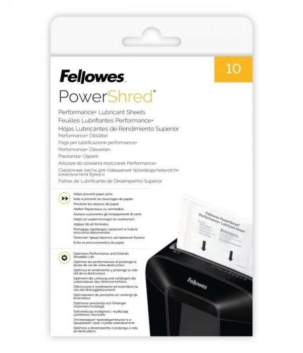 Fellowes mazivni lističi za vzdrževanje uničevalnikov