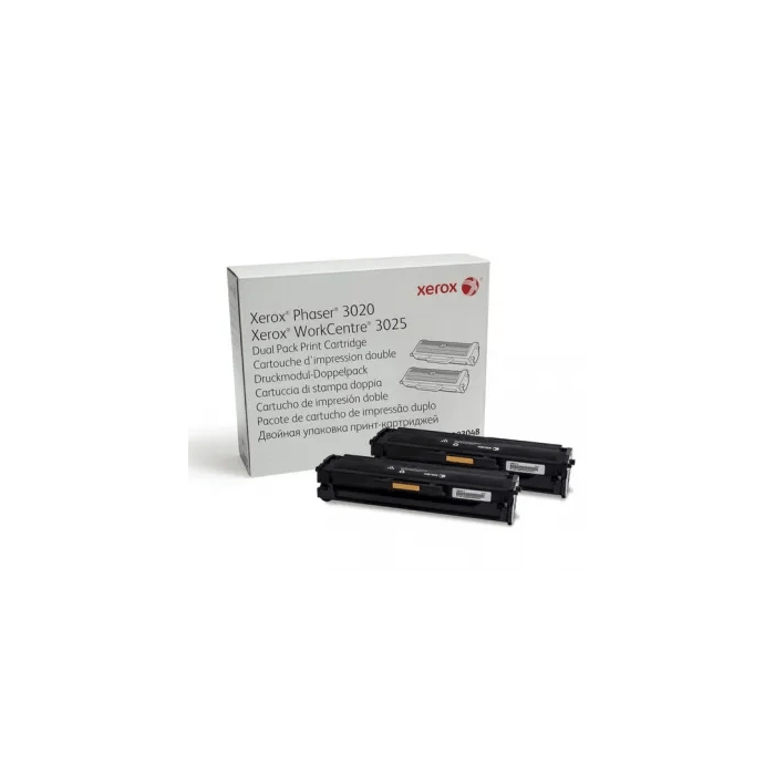 XEROX 106R03048 Dual Pack Print Cartridge za Phaser 3020/WC 3025 za 3.000 strani črni toner