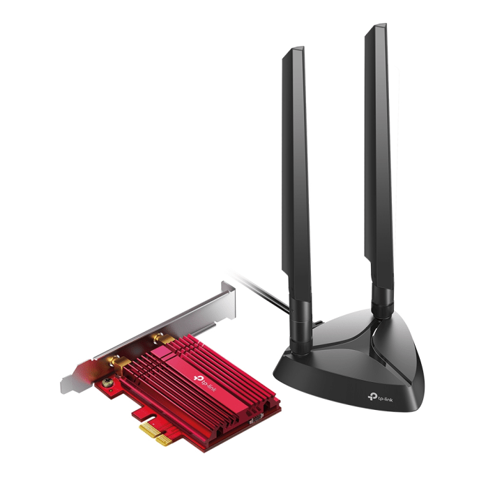 TP-LINK AXE5400 Wi-Fi 6E Bluetooth 5.3 PCIe Adapter