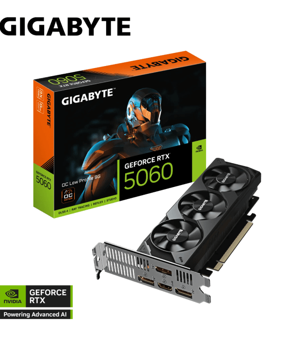 Grafična kartica GIGABYTE GeForce RTX 5060 OC Low Profile 8G
