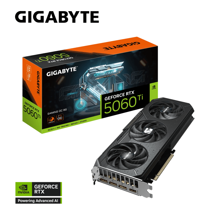 Grafična kartica GIGABYTE GeForce RTX 5060 Ti Gaming OC 8G
