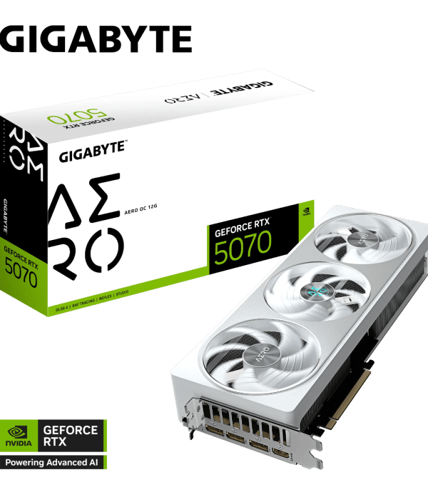 Grafična kartica GIGABYTE GeForce RTX 5070 AERO OC 12G
