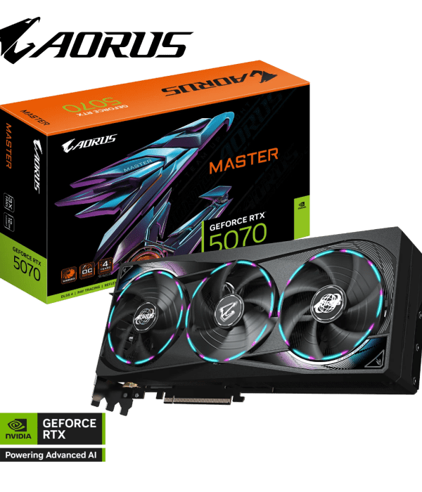 Grafična kartica GIGABYTE AORUS GeForce RTX 5070 MASTER 12G