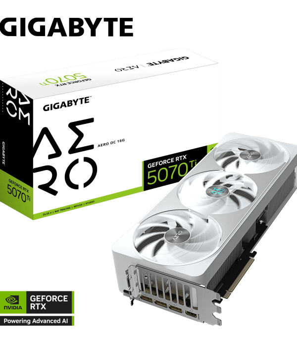 Grafična kartica GIGABYTE GeForce RTX 5070 Ti AERO OC 16G