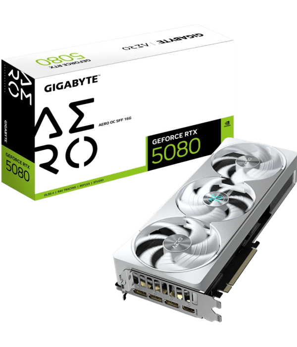 Grafična kartica GIGABYTE GeForce RTX 5080 AERO OC 16G