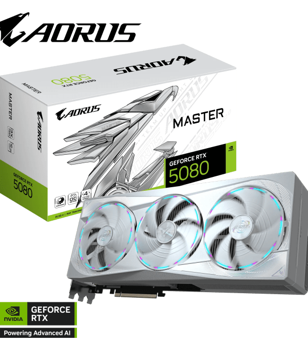 Grafična kartica GIGABYTE AORUS GeForce RTX 5080 MASTER ICE 16G