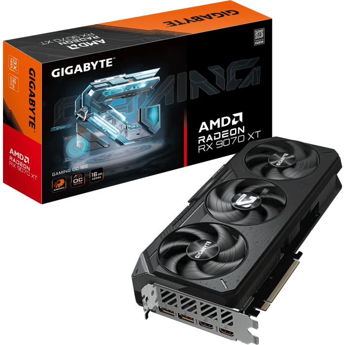 Grafična kartica GIGABYTE Radeon RX 9070 XT GAMING OC 16G