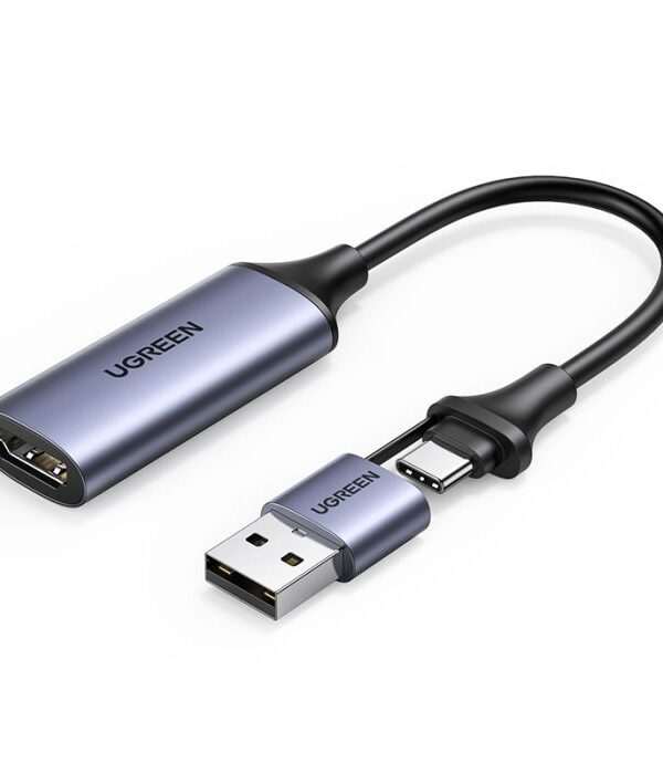 Ugreen USB adapter za zajem slike HDMI 4K na USB-C/A 1080p - box