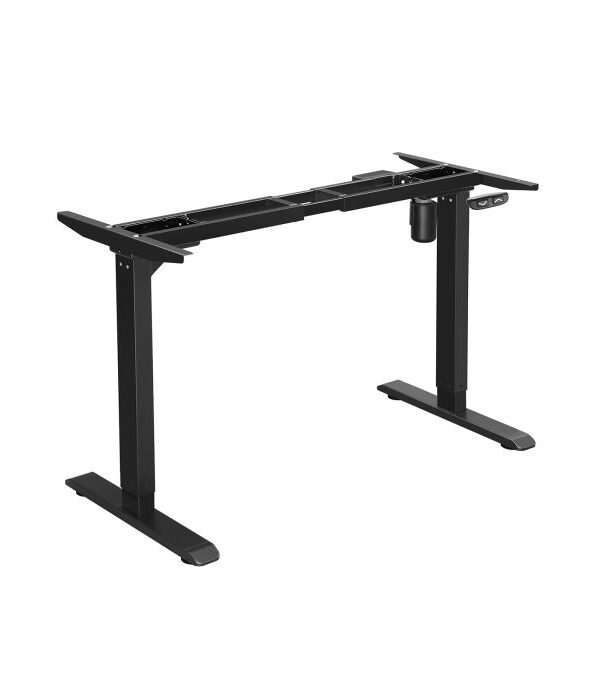 SONGMICS električen Sit/Stand okvir za mizo črn