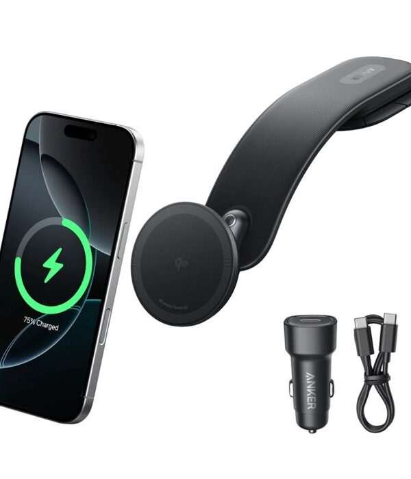 Anker Nano MagGo 15W brezžični avtopolnilec z nosilcem
