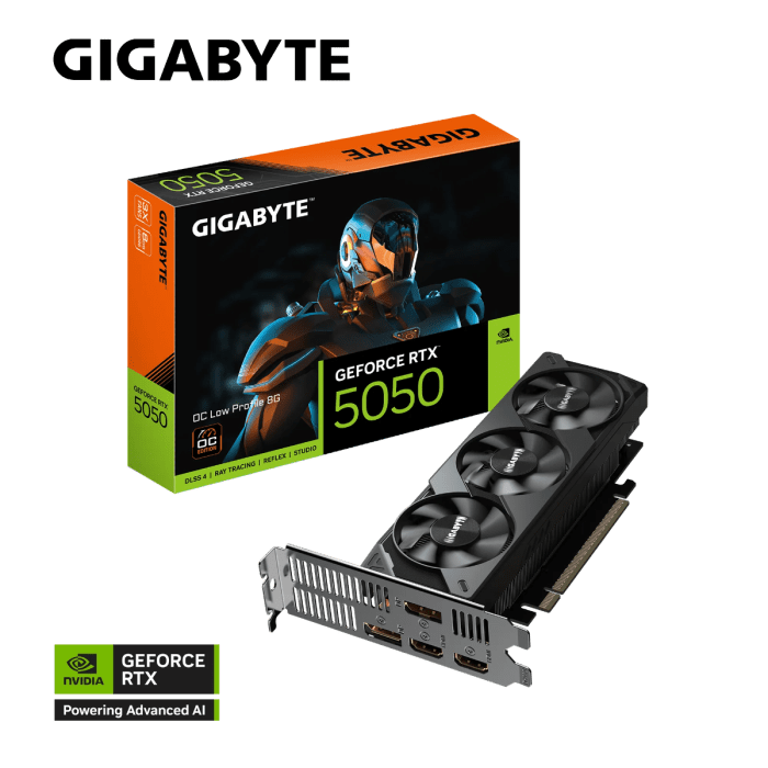 Grafična kartica GIGABYTE GeForce RTX 5050 OC Low Profile 8G