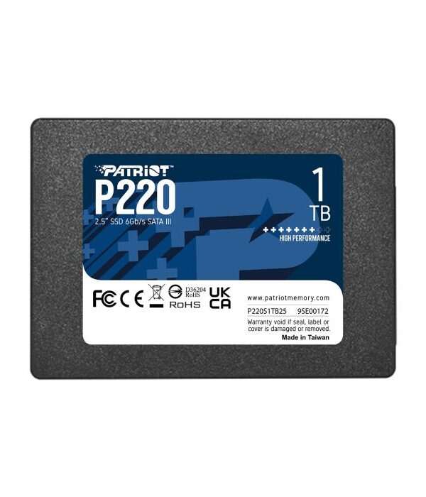 Patriot P220 1TB SSD SATA 3 2.5