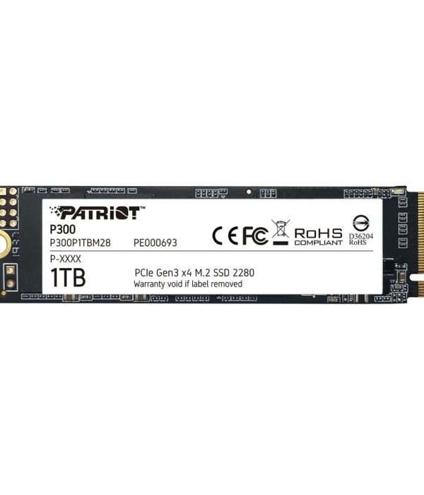 Patriot P300 1TB M.2 NVMe SSD PCIe Gen 3 x4