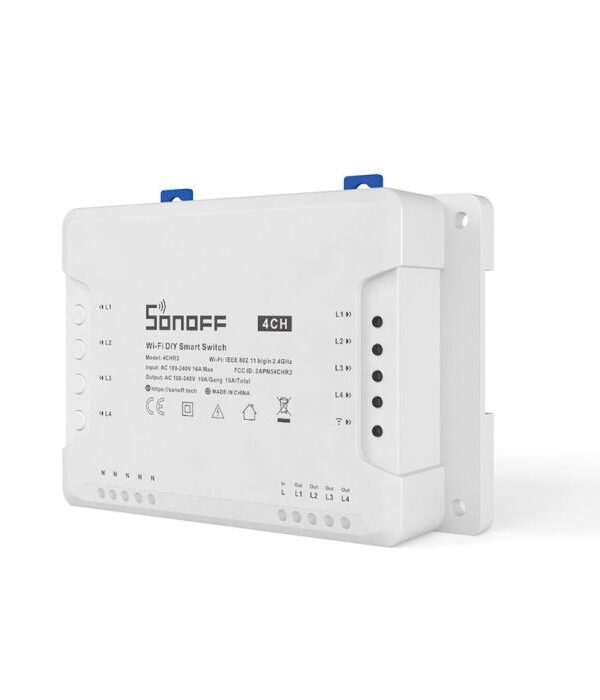 SONOFF pametno stikalo Wi-Fi stikalo 4-kanalni 4CHR3