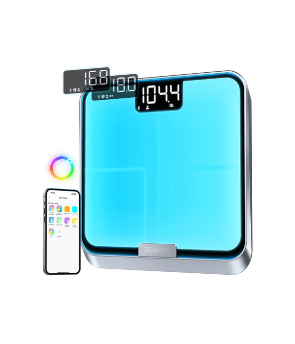 RENPHO Elis Chroma - Pametna osebna tehtnica z barvno osvetlitvijo