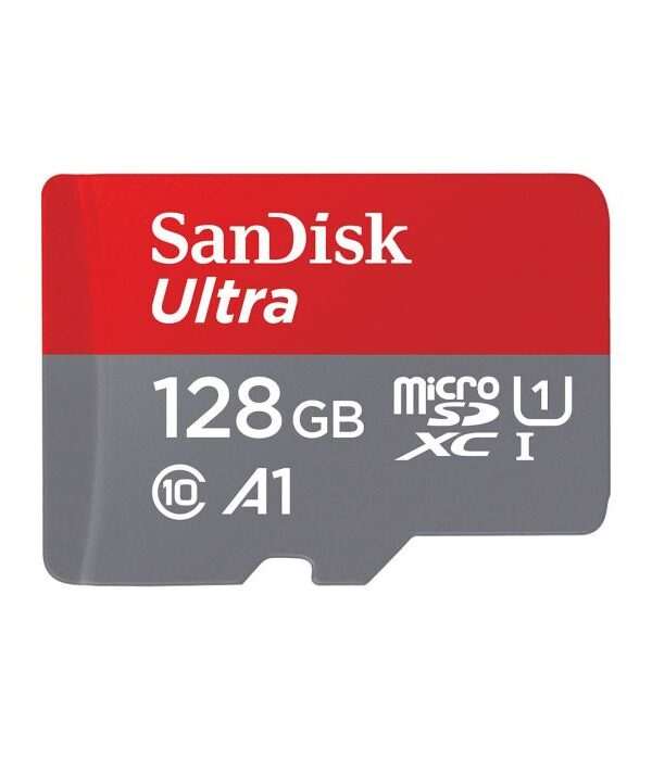 SanDisk Ultra microSDXC 128GB + SD Adapter 100MB/s Class 10 UHS-I