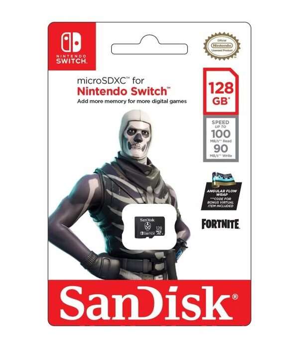 SanDisk Nintendo MicroSD UHS I Card - Fortnite Edition