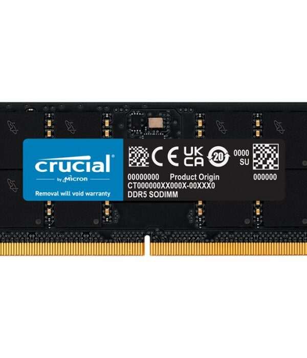 Crucial 8GB DDR5-4800 SODIMM PC5-38400 CL40