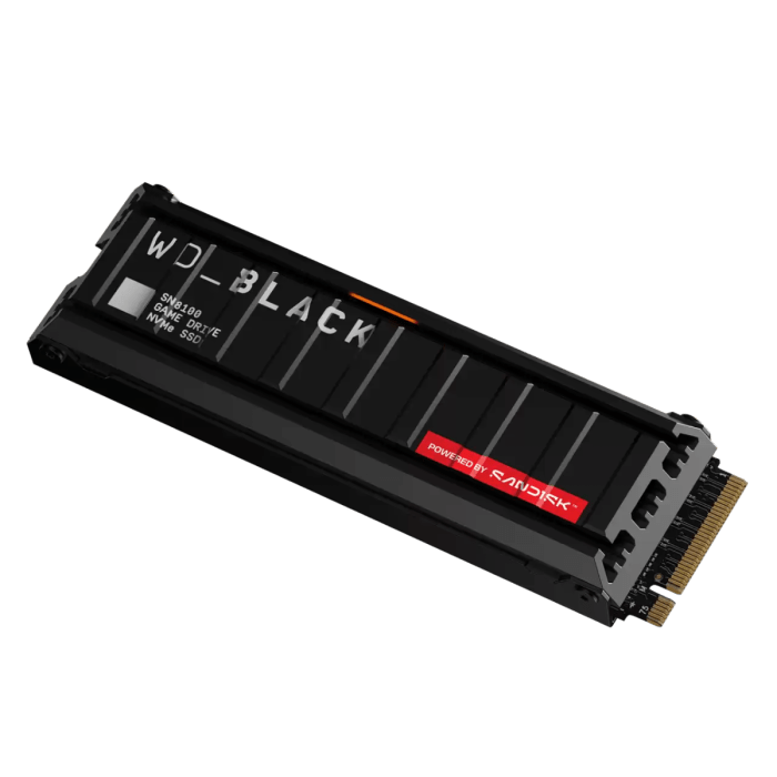 SanDisk 2TB WD Black SN8100 M.2 2280 PCI-e 5.0 NVMe 2.0 SSD disk s hladilnikom