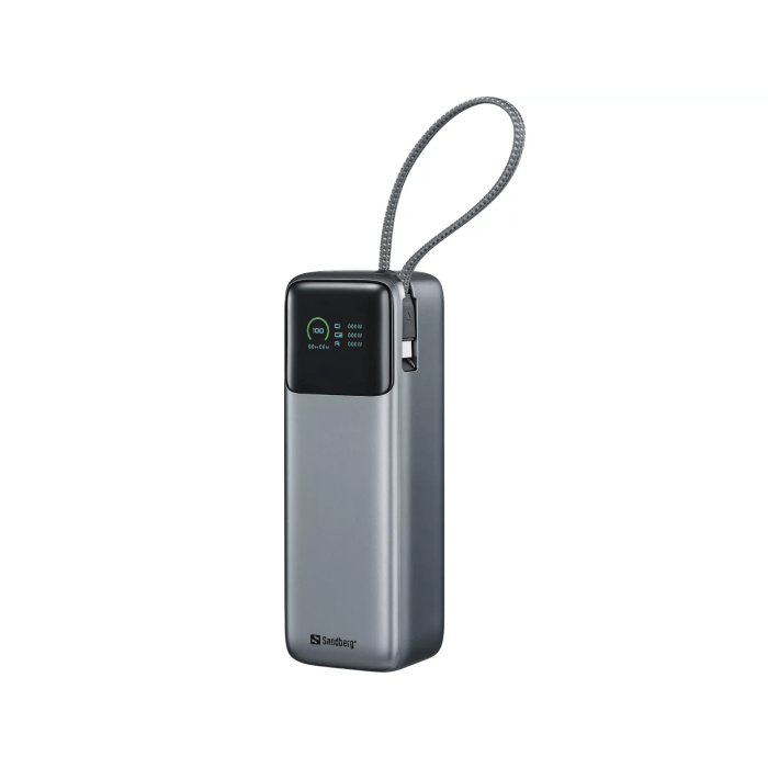Sandberg All-in1 Powerbank 27000 PD 240W prenosna baterija