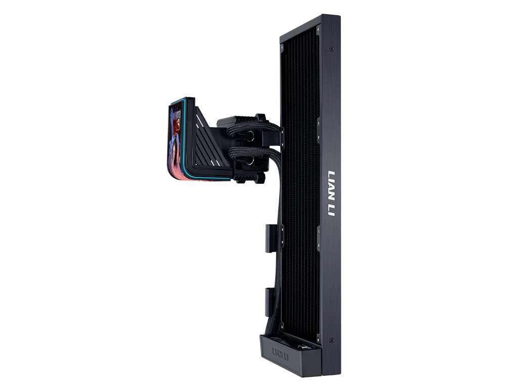 Komplet za tekočinsko hlajenje AIO Liquid Cooler Lian Li HydroShift II OLED Curved 360 Fanless