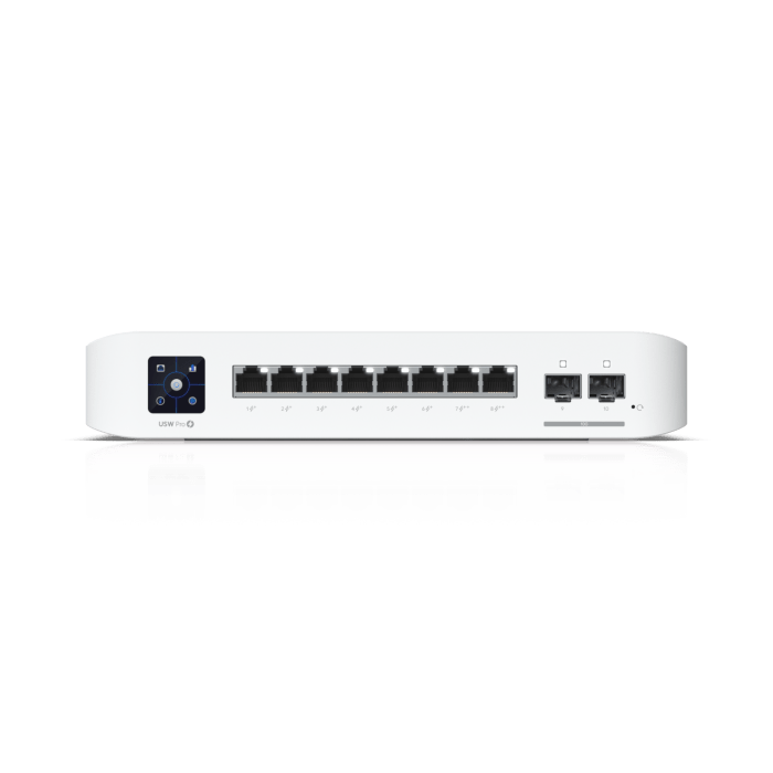 Ubiquiti mrežno 8-portno PoE stikalo USW-Pro-8-PoE