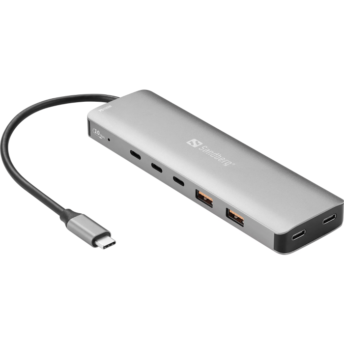 Sandberg USB-C to 5xUSB-C+2xUSB-A 100W priklopna postaja