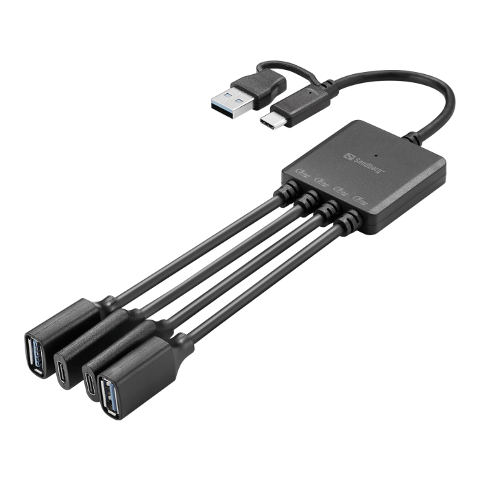 Sandberg USB-C/A na 2A+2C Splitter