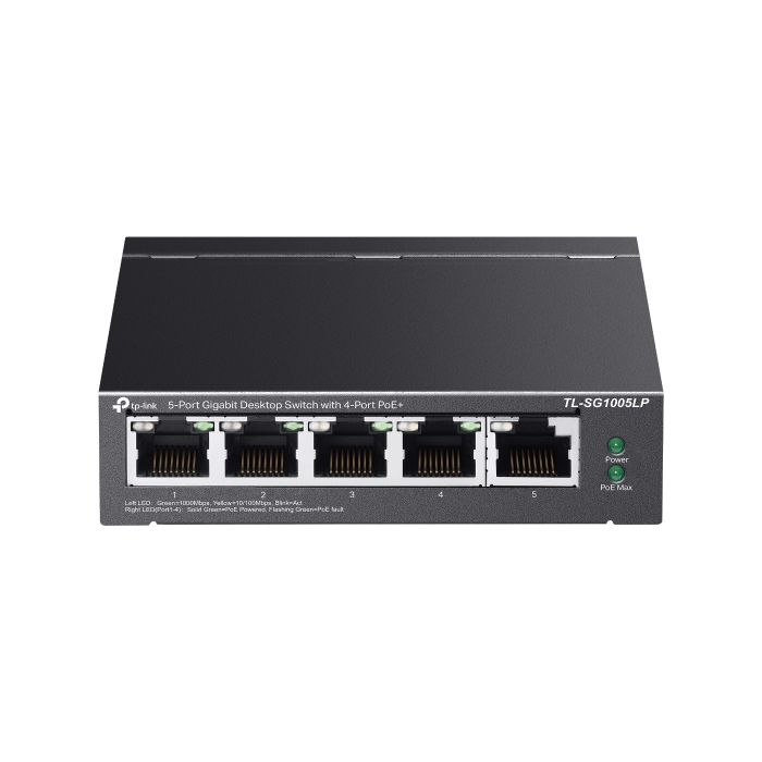 TP-LINK 5-Port Gigabit desktop switch stikalo z 4-Port PoE+