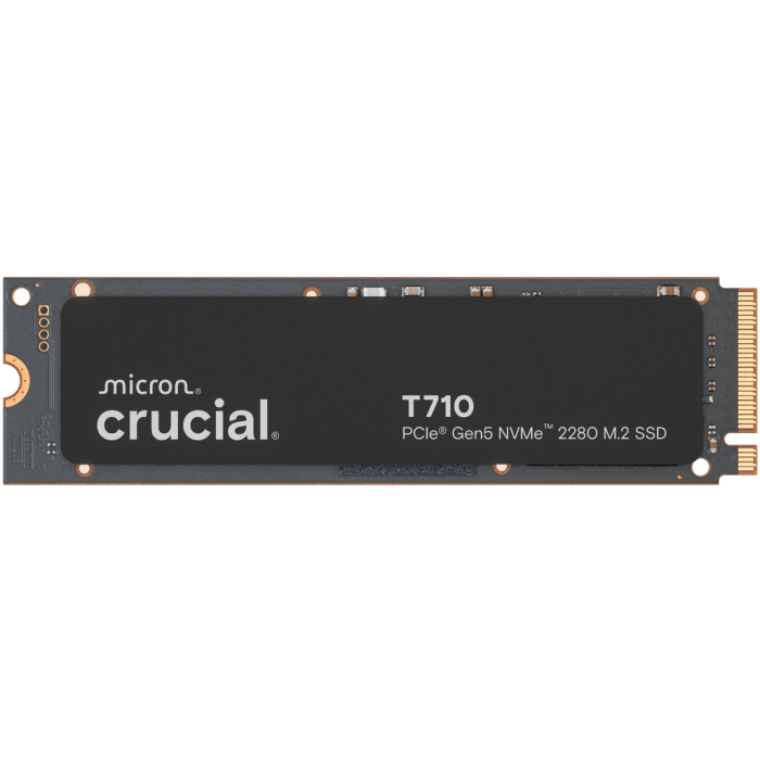 Crucial T710 2TB PCIe Gen5 NVMe 2280 M.2 SSD