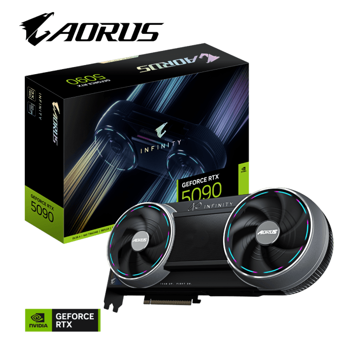 Grafična kartica GIGABYTE AORUS GeForce RTX 5090 INFINITY 32G