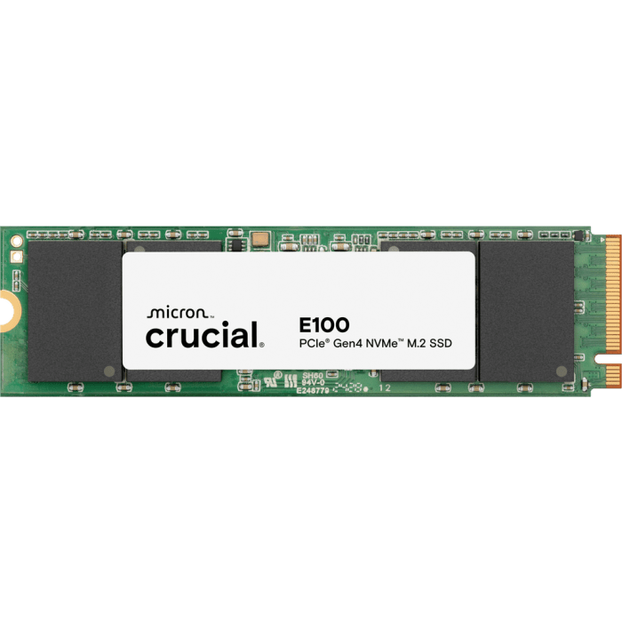 Crucial E100 1TB PCIe Gen4 NVMe 2280 M.2 SSD
