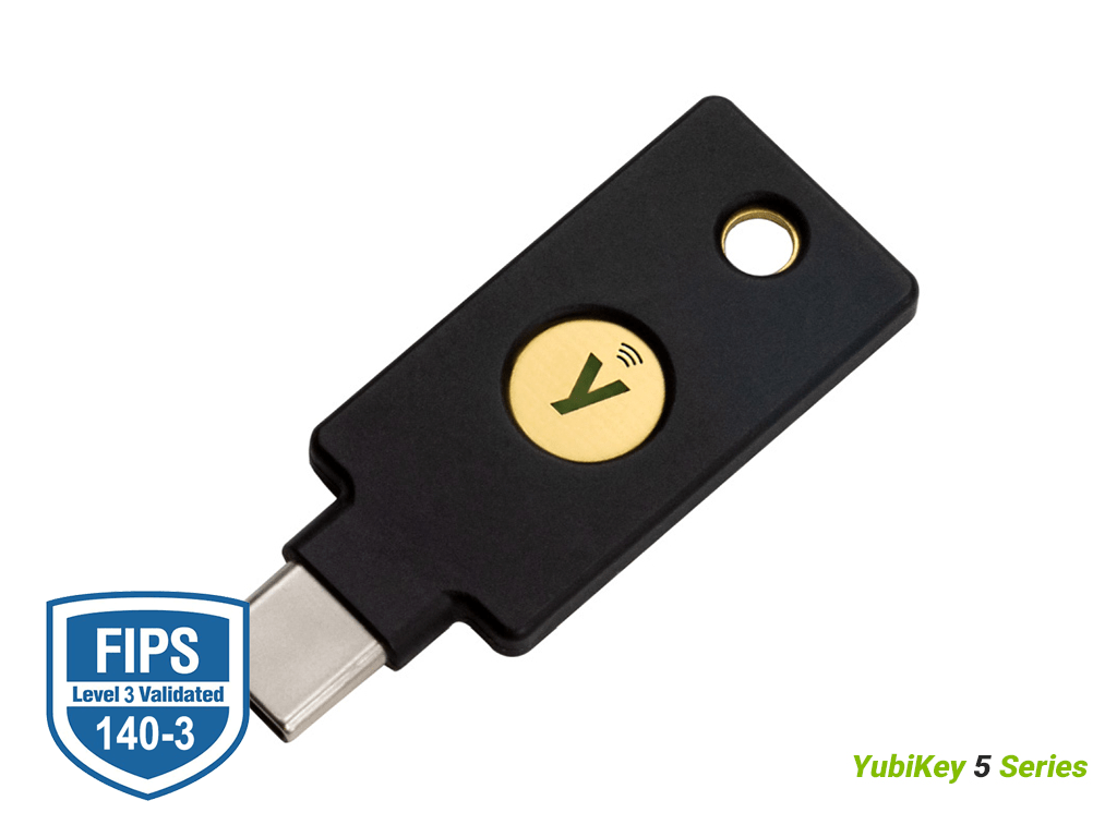 Varnostni ključ Yubico YubiKey 5C NFC FIPS (140-3)