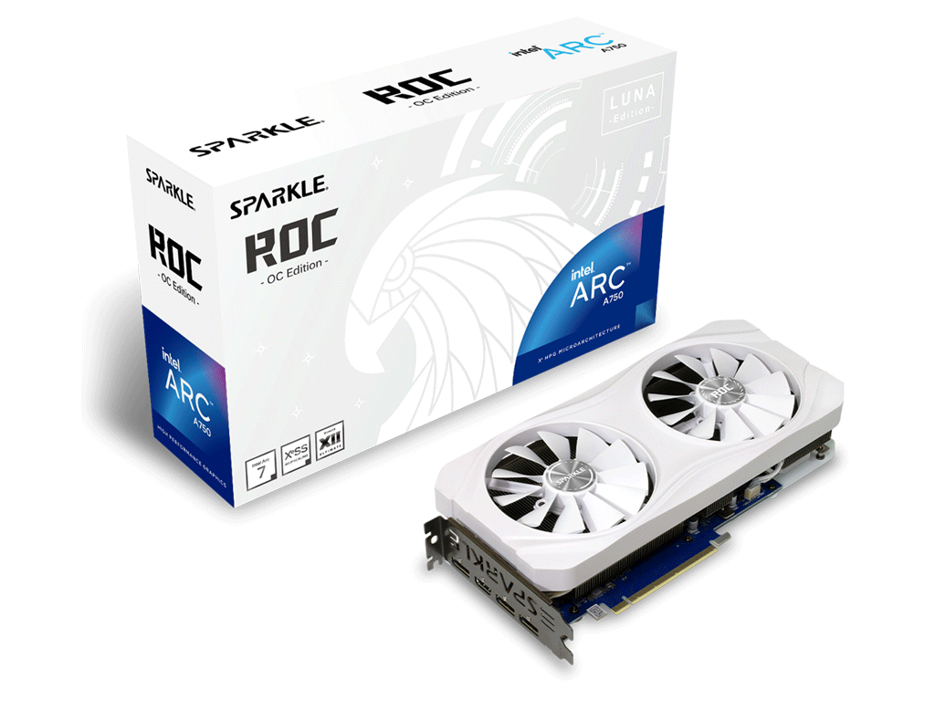 Grafična kartica Intel ARC A750 ROC Luna OC Edition
